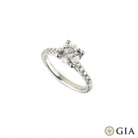 Round Brilliant Cut Diamond Ring in Platinum 1.70ct G/VS1 Round Brilliant Cut Diamond Ring in Platinum 1.70ct G/VS1